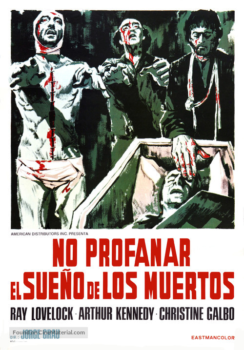 Let Sleeping Corpses Lie - Spanish Movie Poster