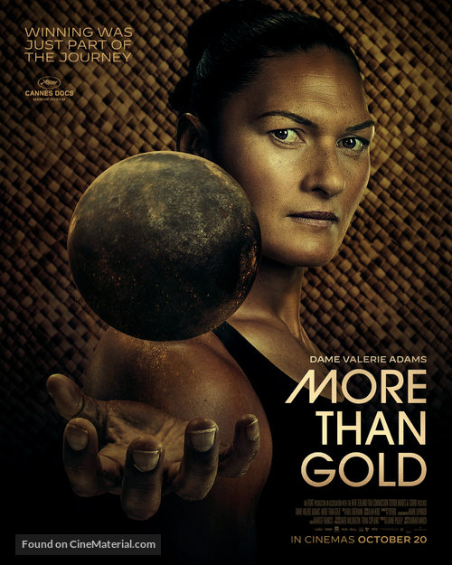 Dame Valerie Adams: MORE THAN GOLD - Australian Movie Poster