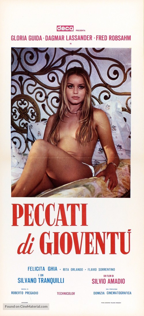 Peccati di giovent&ugrave; - Italian Movie Poster