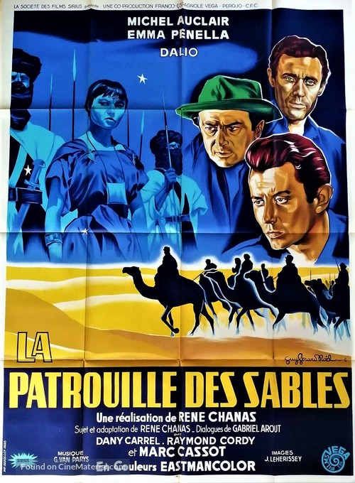 La patrouille des sables - French Movie Poster