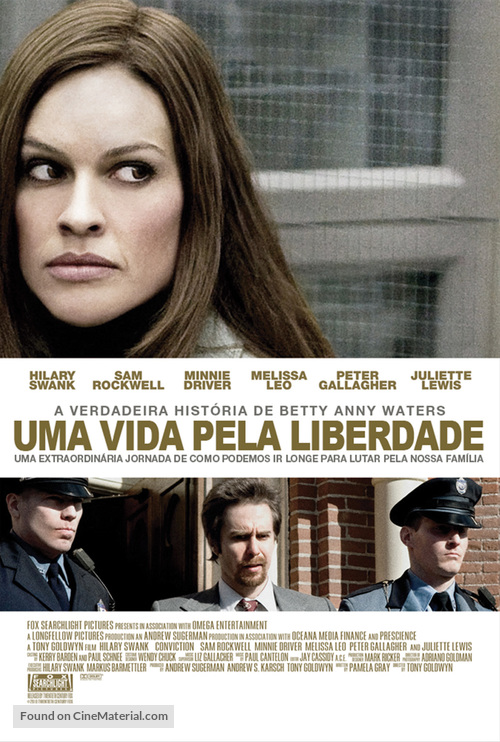 Conviction - Portuguese Movie Poster