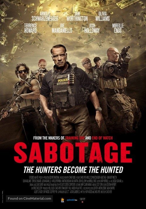 Sabotage - Dutch Movie Poster