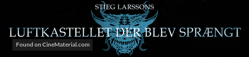 Luftslottet som spr&auml;ngdes - Danish Logo