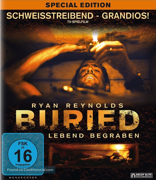 Buried - German Blu-Ray movie cover