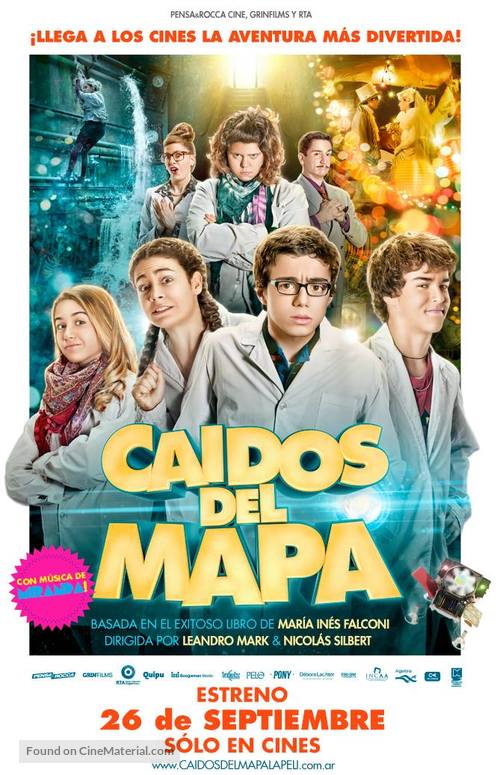 Ca&iacute;dos del mapa - Argentinian Movie Poster