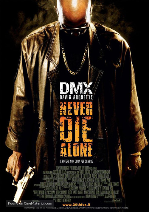 Never Die Alone - Italian Movie Poster