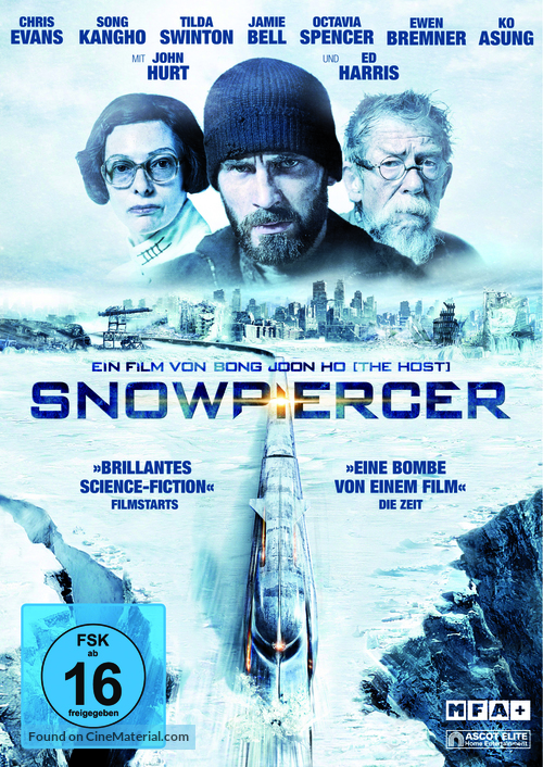 Snowpiercer - German DVD movie cover