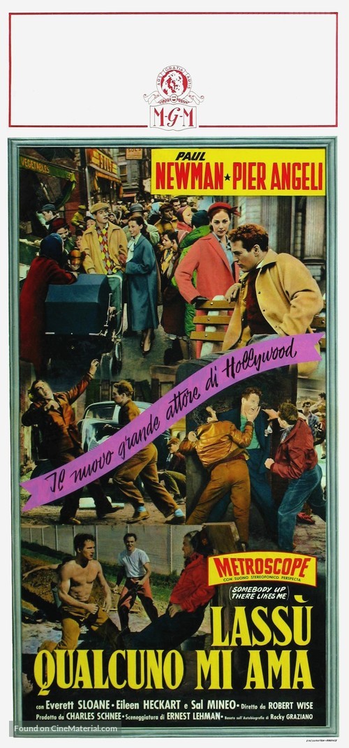 Somebody Up There Likes Me - Italian Movie Poster