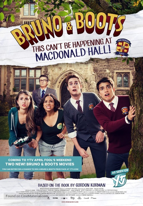 Bruno &amp; Boots: This Can&#039;t Be Happening at Macdonald Hall - Canadian Movie Poster