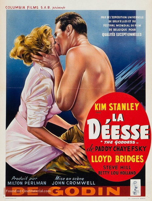 The Goddess - Belgian Movie Poster