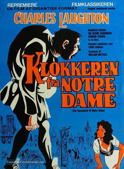 The Hunchback of Notre Dame - Danish Movie Poster