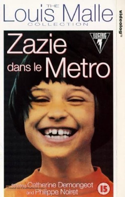Zazie dans le m&eacute;tro - British VHS movie cover
