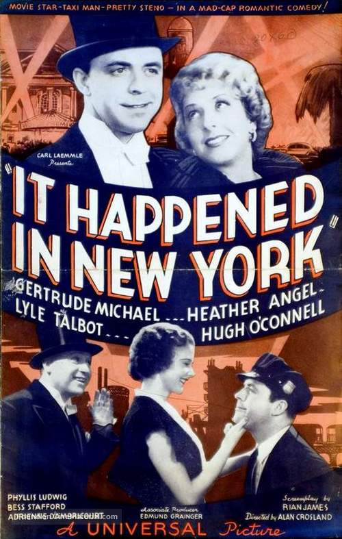 It Happened in New York - Movie Poster