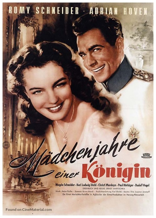 M&auml;dchenjahre einer K&ouml;nigin - German Movie Poster