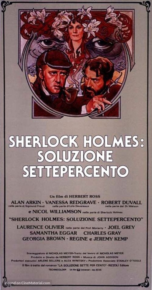 The Seven-Per-Cent Solution - Italian Movie Poster
