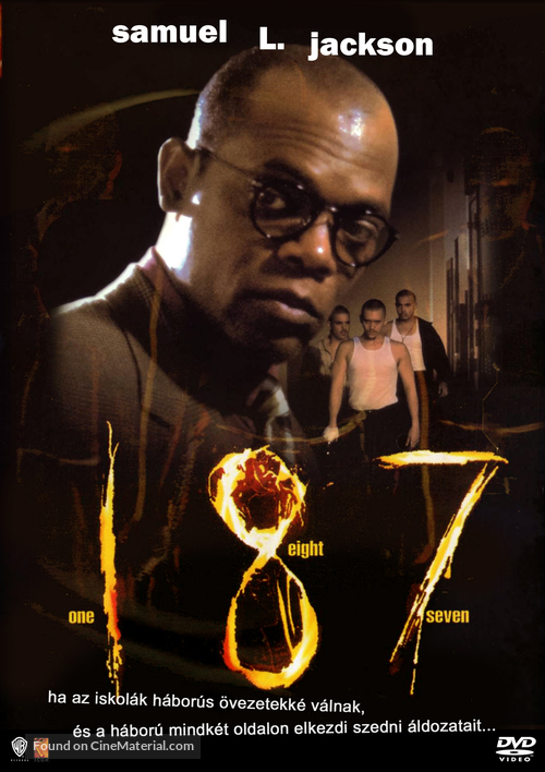 One Eight Seven - Hungarian DVD movie cover