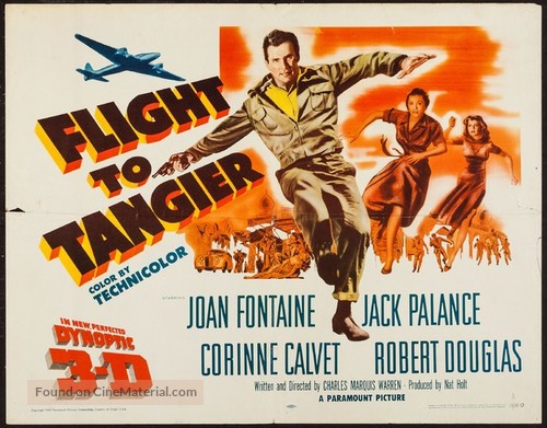 Flight to Tangier - Movie Poster