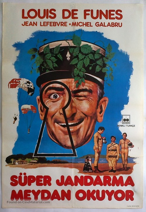 Le gendarme en balade - Turkish Movie Poster