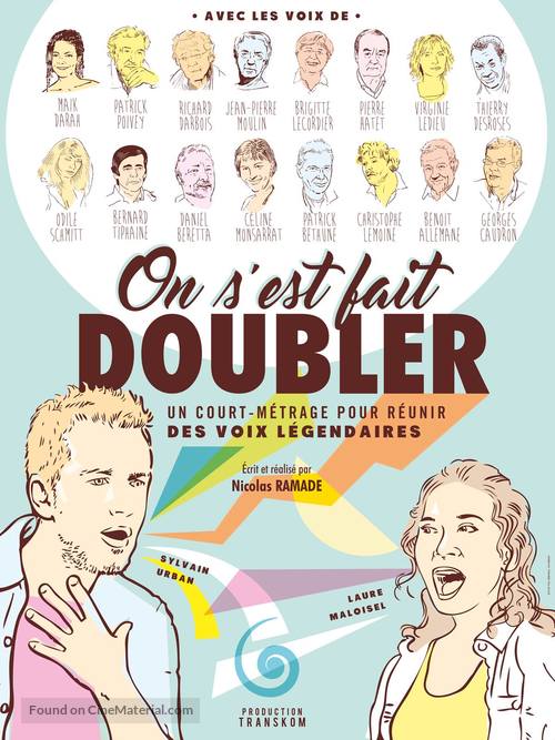 On s&#039;est fait doubler! - French Movie Poster