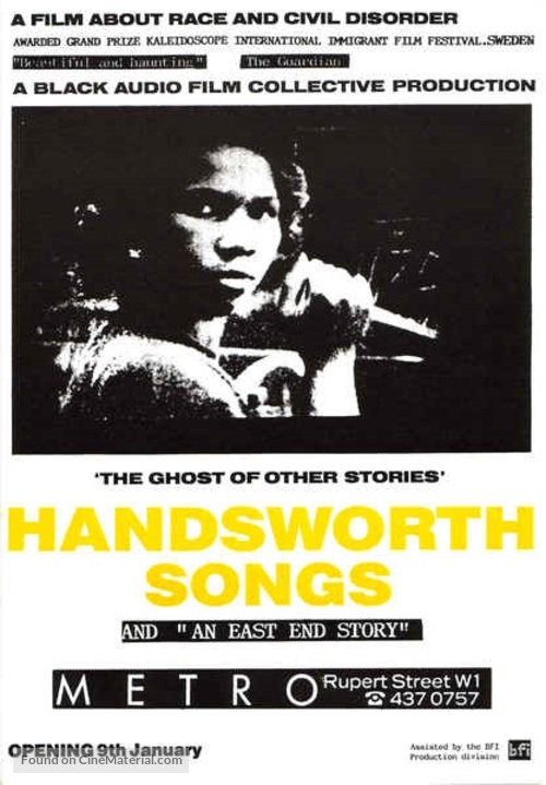 Handsworth Songs - British Movie Poster