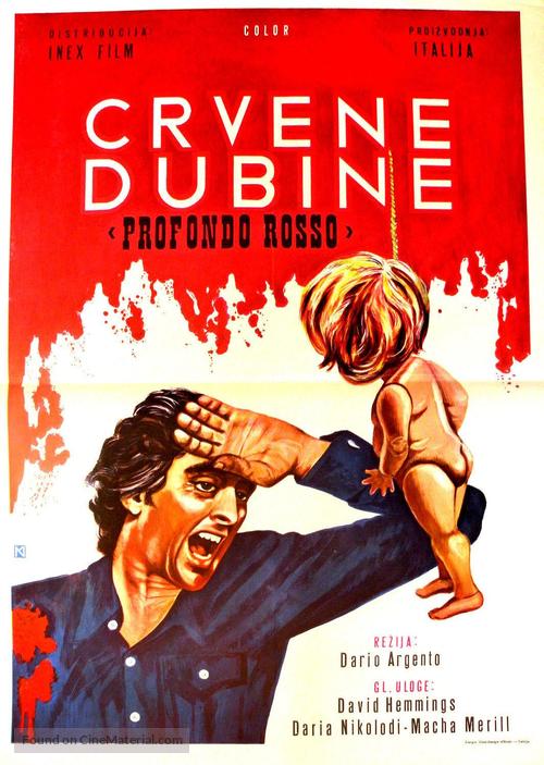 Profondo rosso - Czech Movie Poster