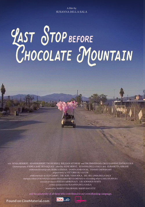 Last Stop before Chocolate Mountain - Movie Poster