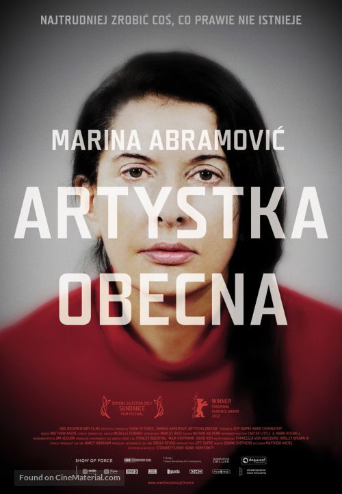 Marina Abramovic: The Artist Is Present - Polish Movie Poster