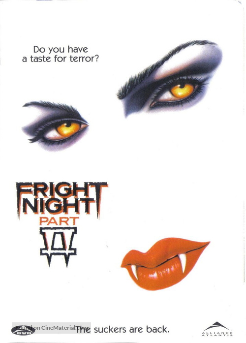 Fright Night Part 2 - Canadian DVD movie cover