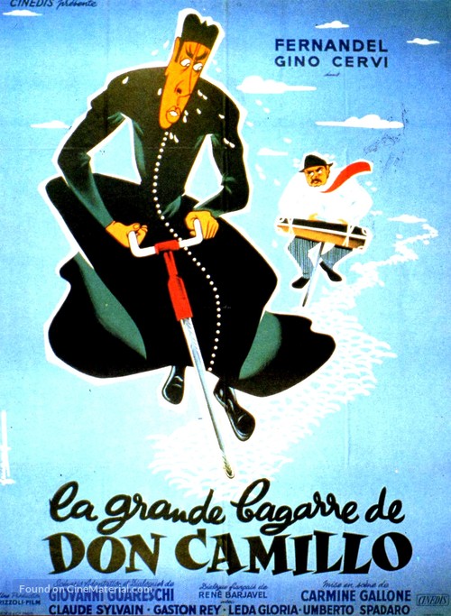 Don Camillo e l&#039;onorevole Peppone - French Movie Poster