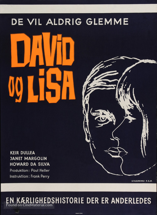 David and Lisa - Danish Movie Poster