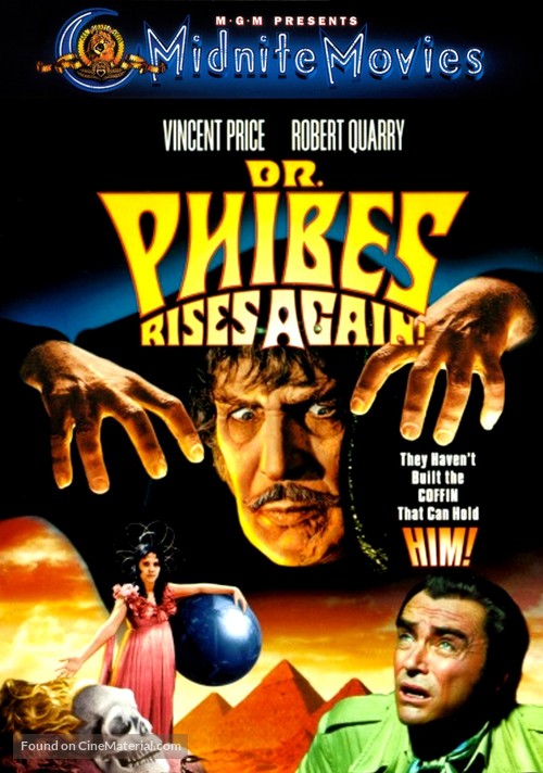 Dr. Phibes Rises Again - DVD movie cover