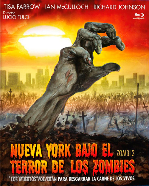 Zombi 2 - Spanish Blu-Ray movie cover