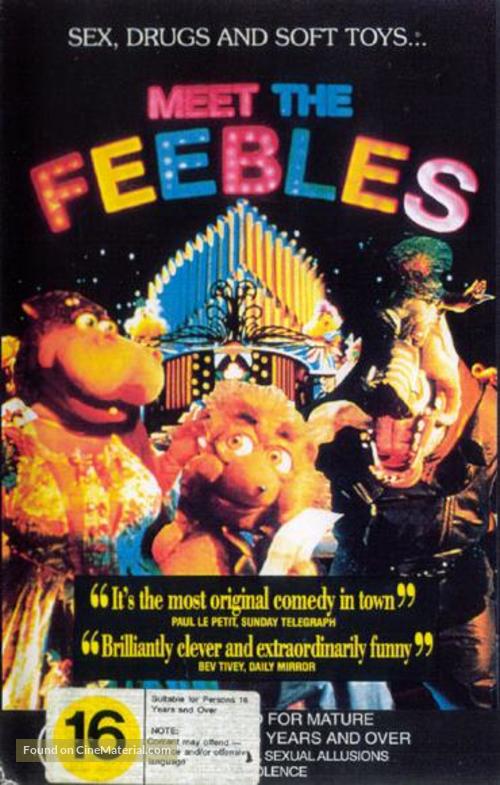 Meet the Feebles - New Zealand VHS movie cover