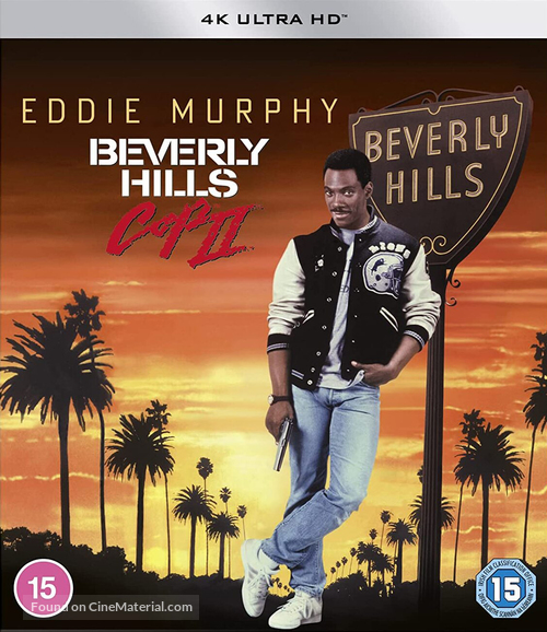 Beverly Hills Cop 2 - British Blu-Ray movie cover