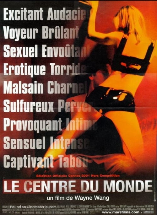 The Center of the World - French Movie Poster