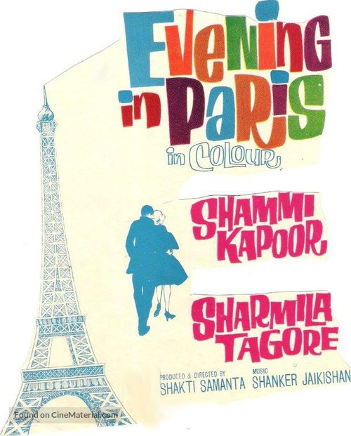 An Evening in Paris - Indian Movie Poster