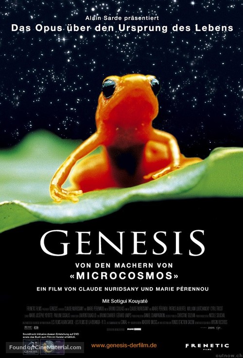Genesis - German Movie Poster