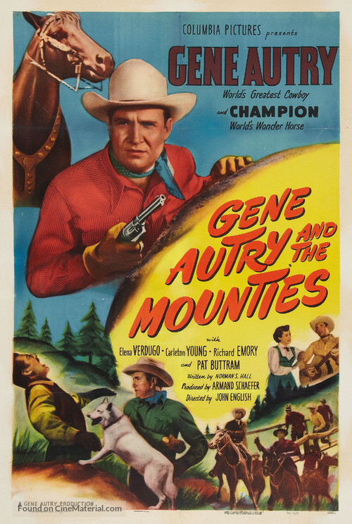 Gene Autry and The Mounties - Movie Poster