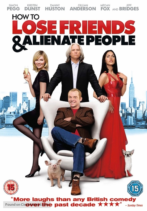 How to Lose Friends &amp; Alienate People - British Movie Cover