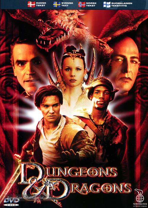Dungeons And Dragons - Danish DVD movie cover