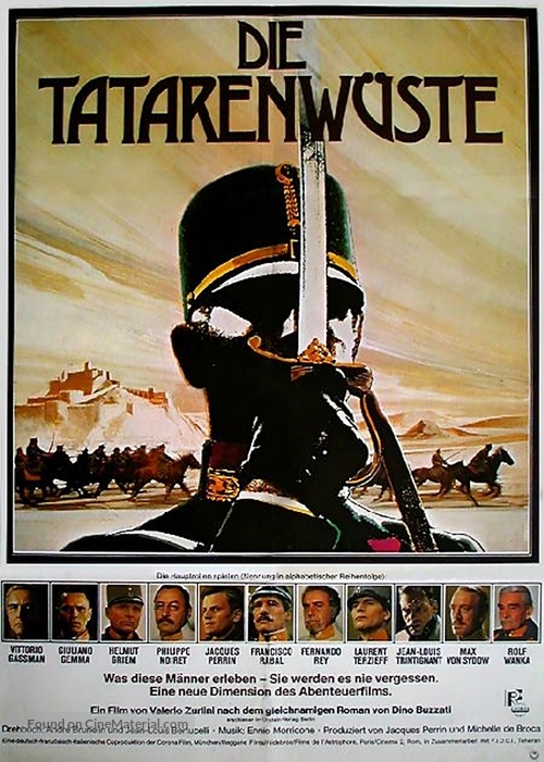 Il deserto dei Tartari - German Movie Poster