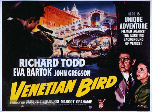 Venetian Bird - British Movie Poster