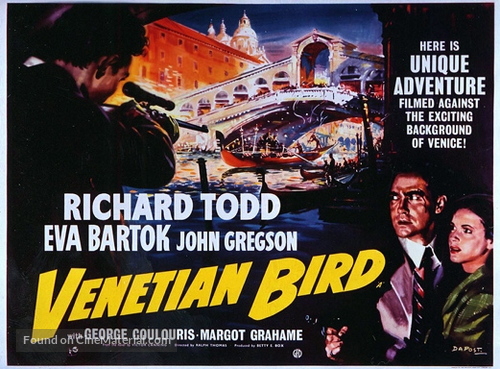 Venetian Bird - British Movie Poster