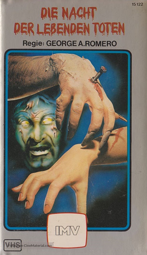 Night of the Living Dead - German VHS movie cover