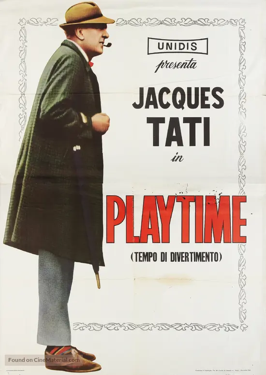 PlayTime - Italian Movie Poster