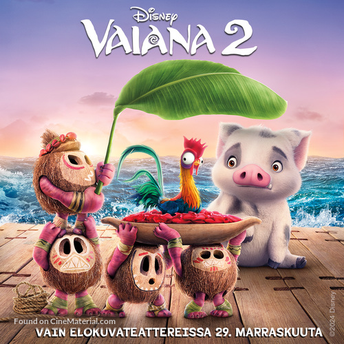 Moana 2 - Finnish Movie Poster