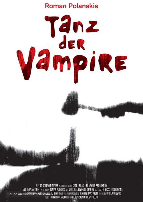 Dance of the Vampires - German Re-release movie poster