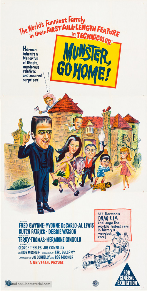 Munster, Go Home - Australian Movie Poster