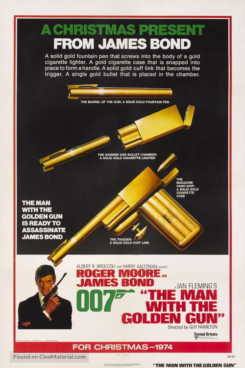 The Man With The Golden Gun - Movie Poster