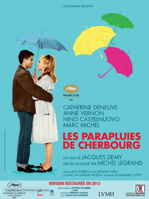 Les parapluies de Cherbourg - French Re-release movie poster